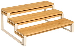 Półka na blat kuchenny 2w1 ORDERA, długość od 32 do 64 cm