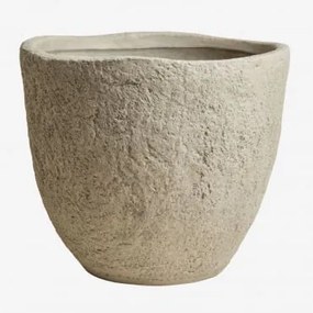 Doniczka Z Cementu Nuria Ø55 Cm & Piaskowy Brąz - Sklum
