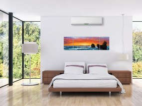 Obraz - Zachód słońca (170x50 cm)