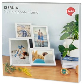 Biała ramka na 4 zdjęcia Balvi Isernia