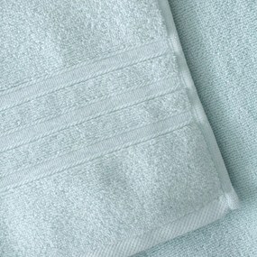 Jasnoniebieskie bawełniane ręczniki kąpielowe frotte zestaw 2 szt. 90x140 cm Zero Twist – Catherine Lansfield
