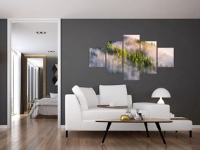 Obraz górskiego krajobrazu (125x70 cm)