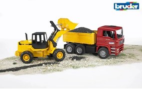 Bruder 2725 Pojazdy budowlane MAN nákl. samochód ikoparka