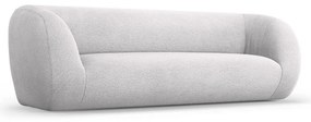 Jasnoszara sofa z materiału bouclé 230 cm Essen – Cosmopolitan Design