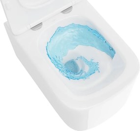 Mexen Vivo miska wc Rimless Tornado z deską wolnoopadającą slim, duroplast, biała połysk - 30610200T