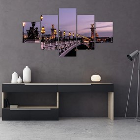 Obraz - Most Aleksandra III. w Paryżu (125x70 cm)