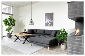 Stolik z blatem z litego dębu House Nordic Toulon, 120x70 cm