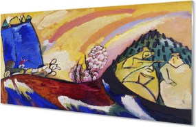 Panel nad Blat Kuchenny Obraz z Trójką - Wassily Kandinsky