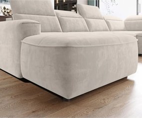 Narożnik COLOMBO XL Prawostronny z elektryczną funkcją spania pojemnikiem PALLADIUM 02 Beżowy WERSAL