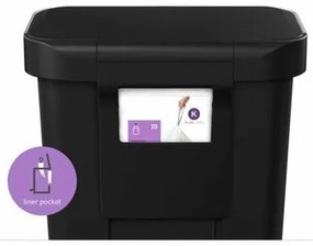 Simplehuman Pojemnik na pedały 45 l, czarny