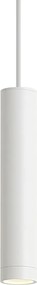 Designerska lampa wisząca biała GU10 50mm IP44 - Tuba
