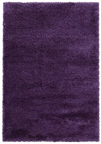 Ciemnofioletowy dywan 120x170 cm Fluffy – Ayyildiz Carpets