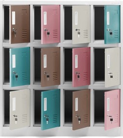 Szatnia do szkoły i przedszkola Ola 109x45x120 cm pastelowa