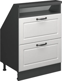 Szafka kuchenna na dach skośny biały domek wiejski 60x46x81.6 r-line