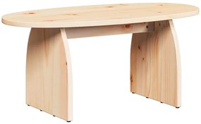 Sosnowy stolik kawowy owalny K4-W46