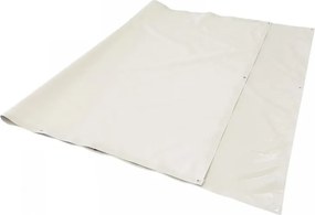 Wodoodporna plandeka z oczkami 5x8 m, szara, 650g/m², UV