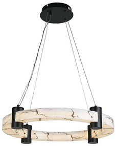 Searchlight 10868-1BK - Żyrandol LED na lince MOONBEAM LED/29W/230V