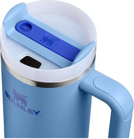 Niebieski termos ze stali nierdzewnej ze słomką 890 ml Quencher H2.O FlowState™ Tumbler Blue Sky – Stanley