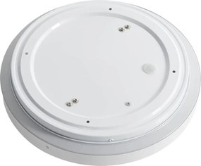 Nowoczesna lampa sufitowa biała 35 cm IP44 - Walden