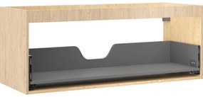Mexen Box-A korpus szafki podumywalkowej 120 cm, 1 szuflada, dąb - 91AX0-1200-470-1-81