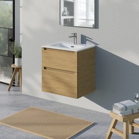 Badmöbel Set VIREO 60 cm mit Waschbecken