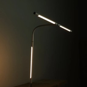 Lampa LED na biurko NOX z efektami RGBW, zacisk, pilot zdalnego sterowania
