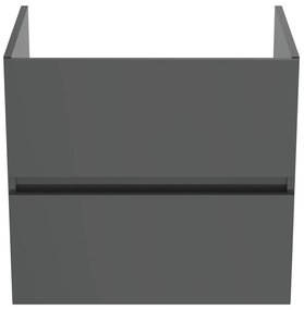 Szara wisząca szafka pod umywalkę 60x55 cm Eurovit+ – Ideal Standard