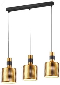 Lampa sufitowa loftowa metalowa wisząca AT37-3SZ-Gold