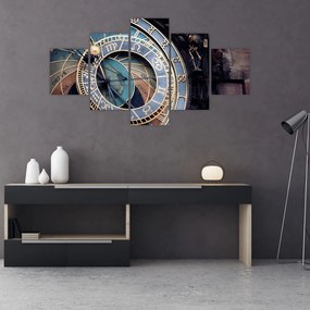 Obraz - Praski zegar astronomiczny, Praga (125x70 cm)