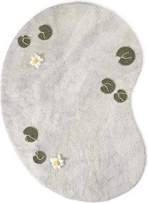 Jasnoszary bawełniany dziecięcy dywan do zabawy 130x170 cm Swan Lake – Lorena Canals