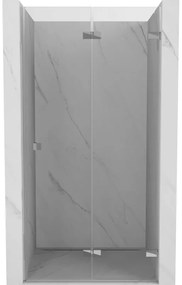 Mexen Lunar-F drzwi prysznicowe składane prawe 55 cm, transparent, chrom - 836-055-000-01-00-P