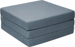 Materac 180/80 + Torba składany turystyczny tkanina Welur : Kolor tkaniny - VELVET - BL06, Rozmiar - 180/80/15, Typ tkaniny - Velvet
