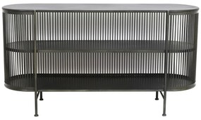 Czarna metalowa niska komoda 149x80 cm Yinthe – Light &amp; Living