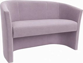 Sofa CLUB tapicerowana : Kolor tkaniny - VELVET - MG55, Typ tkaniny - Velvet