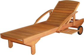 Drewniany leżak ogrodowy ERA