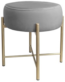 Taboret Pola noga metalowa złota MG17