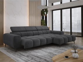 Narożnik PLAZA S Prawostronny z elektryczną regulacją siedziska w tkaninie EDEN 21 WERSAL