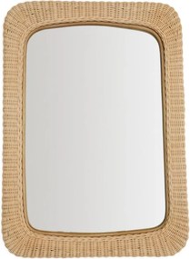 Lustro ścienne z rattanową ramą 58x79 cm Zilna – Kave Home