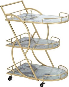 Wózek do mieszania szkła marmurowego 71X45,5X84,5 cm