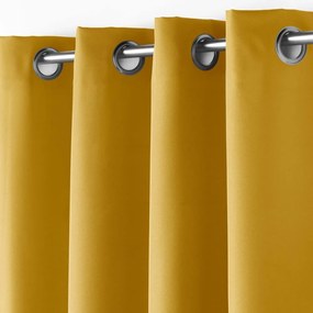 Żółta zasłona 140x180 cm Essentiel – douceur d'intérieur