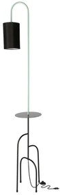 Lampa stojąca z półką - K208-Oksana