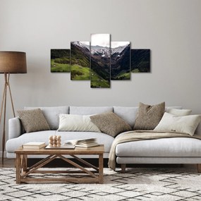 Obraz - Dolina pod górami (125x70 cm)