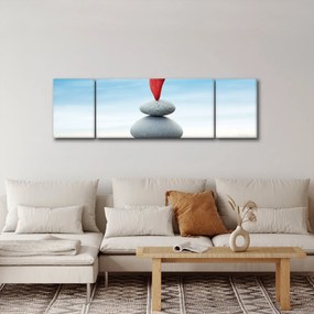 Obraz - Równowaga z kamieniami (170x50 cm)
