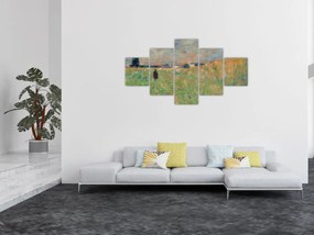 Obraz - Georges Seurat, A Summer Landscape, reprodukcje (125x70 cm)
