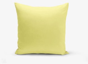Żółta poszewka na poduszkę z domieszką bawełny Minimalist Cushion Covers , 45x45 cm
