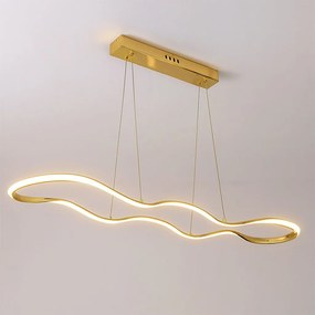 LAMPA SUFITOWA WISZĄCA LED LHJ028-CP 100cm Złota