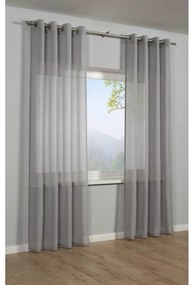 Szara zasłona 140x245 cm Len Uni – Sehlbach
