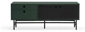 Ciemnozielona szafka pod TV 140x52 cm Punto – Teulat