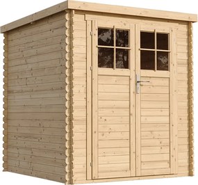 Drewniany domek narzędziowy ogrodowy z podłoga - M309F+M309G