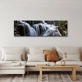 Obraz - Kaskady wodospadów (170x50 cm)